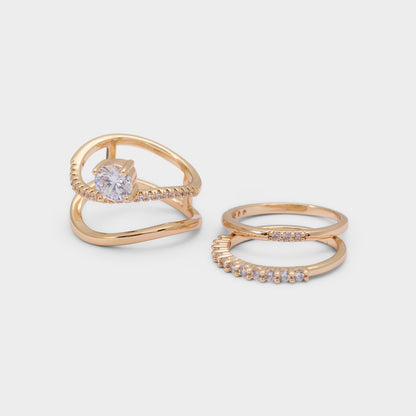 Estelina - Gold/Clear Multi - square image