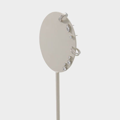 Hoopies - Silver/Clear Multi - square image