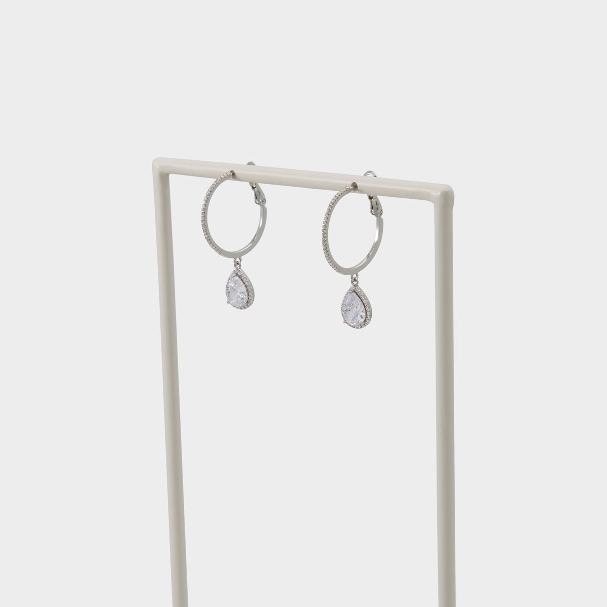 Hoopsies - Silver/Clear Multi - image 1